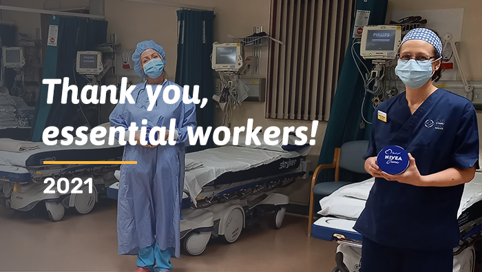 Thank you, essential workers!