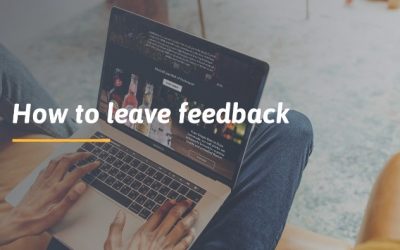How to leave feedback