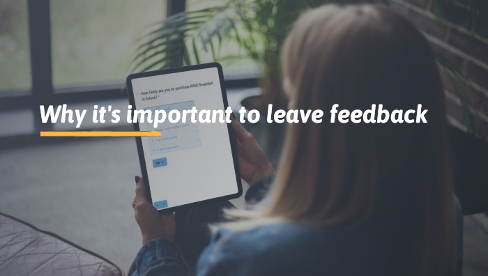 Why it’s important to leave feedback